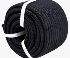 Cuộn dây dù màu đen 6mm trang trí nội thất