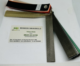 Dây đai dệt 20mm màu bạc