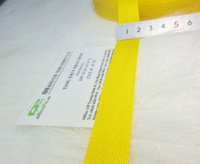 Dây dệt xương cá 25mm màu vàng PP