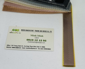 Dây dệt xương cá màu nâu 20mm
