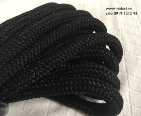 Dây dù 4mm đan ghế màu đen.