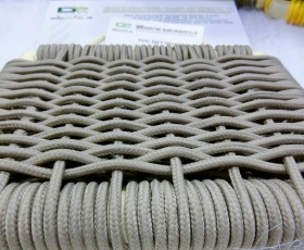 Dây dù đan ghế màu xám lợt 5mm