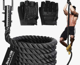 Dây se cotton màu nây, dây se chịu lực, dây xoắn, dây thừng cứu hộ, dây thừng thoát hiểm maù đen