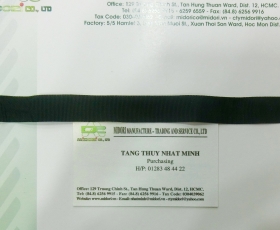 Dây viền màu đen  , Poly Plain Black