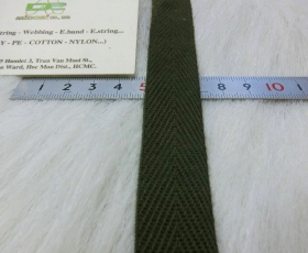 Dây xương cá màu rêu 25mm